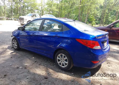 2013 Hyundai Accent Gls из США, поврежденный, VIN KMHCT4AE9DU500111